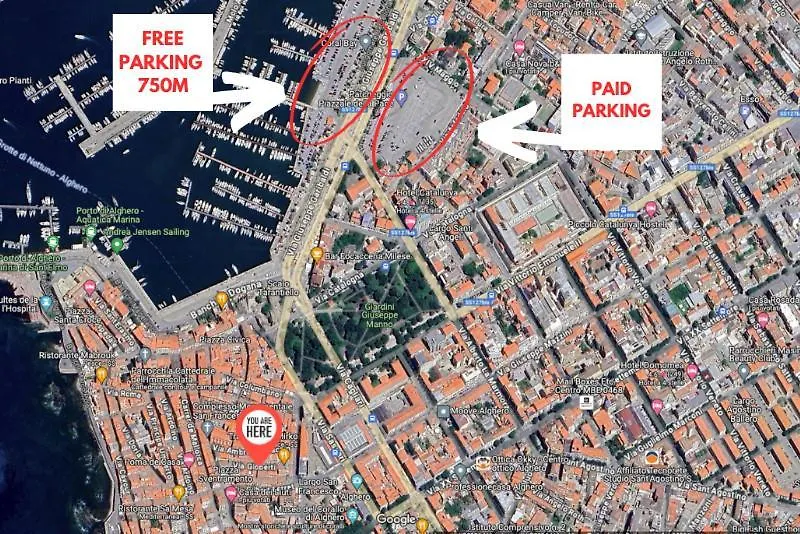 Homestay Alghero Centro Storico, Stanza Con Wi-Fi E Aria Condizionata